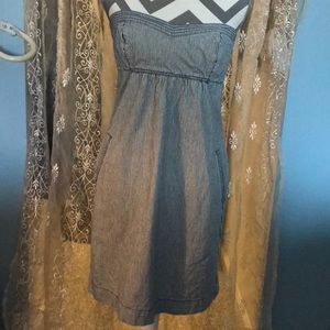 Strapless summer dress